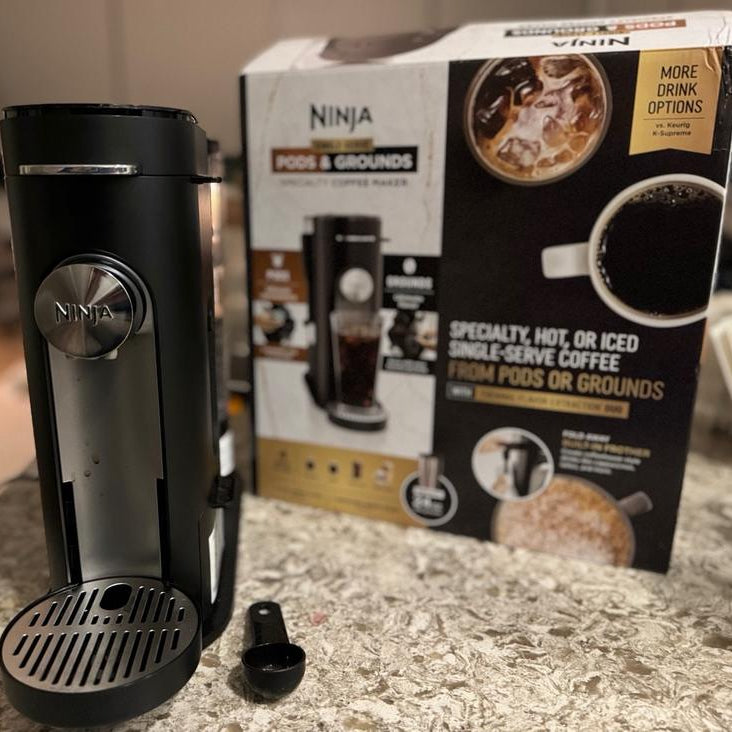 Ninja® Single-Serve Pods & Grounds Specialty Coffee Maker Stone Ninja® Single-Serve Pods & Grounds Specialty Coffee Maker Stone