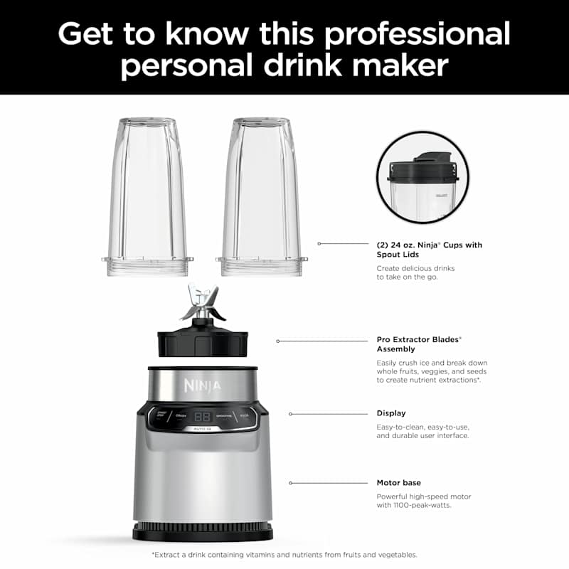Ninja® Nutri-Blender Pro with Auto-iQ® Ninja® Nutri-Blender Pro with Auto-iQ®