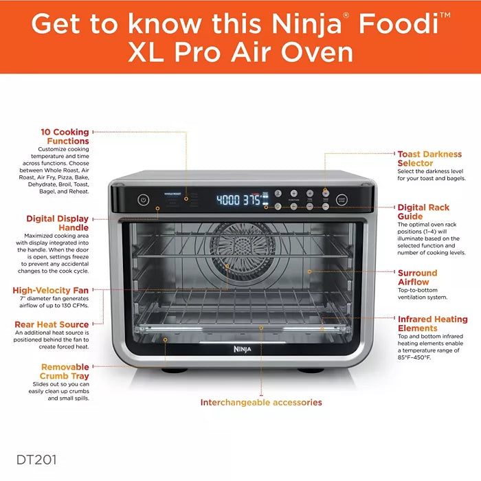 Ninja Foodi 10-in-1 Smart XL Air Fry Oven, Countertop Convection Oven Ninja Foodi 10-in-1 Smart XL Air Fry Oven, Countertop Convection Oven