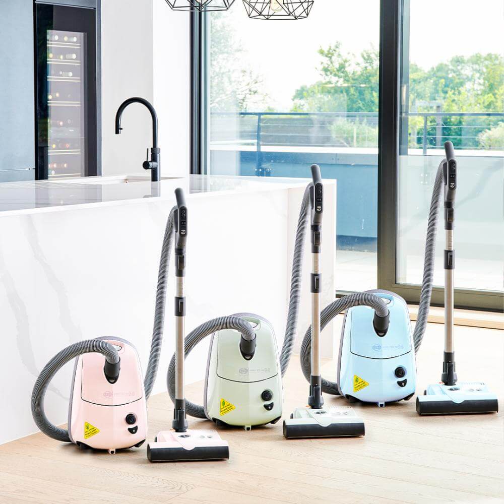 SEBO AirBelt E3 Premium, Pastel Blue - Canister Vacuum SEBO AirBelt E3 Premium, Pastel Blue - Canister Vacuum