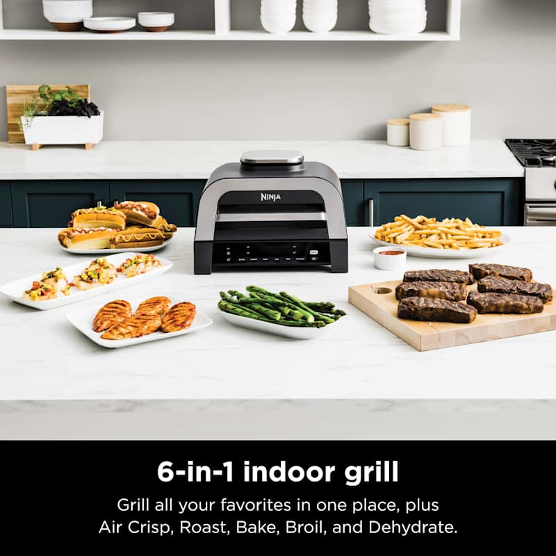 Ninja® Foodi® Smart XL 6-in-1 Indoor Grill & Air Fryer with Built in Thermometer Ninja® Foodi® Smart XL 6-in-1 Indoor Grill & Air Fryer with Built in Thermometer