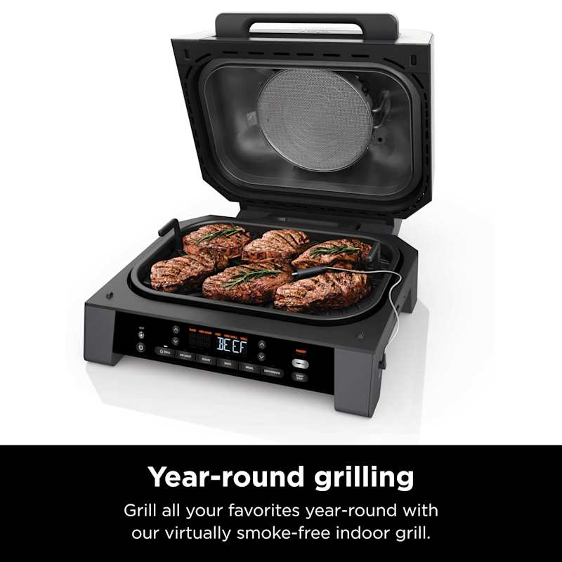 Ninja® Foodi® Smart XL 6-in-1 Indoor Grill & Air Fryer with Built in Thermometer Ninja® Foodi® Smart XL 6-in-1 Indoor Grill & Air Fryer with Built in Thermometer