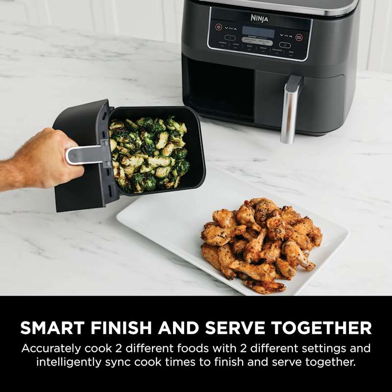 Ninja® Foodi® 6-in-1 8-qt. 2-Basket Air Fryer with DualZone™ Technology Ninja® Foodi® 6-in-1 8-qt. 2-Basket Air Fryer with DualZone™ Technology