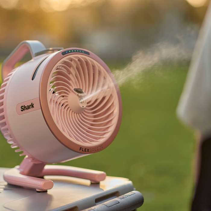 Shark® FlexBreeze® HydroGo™ Pro Fan, Graphite Shark® FlexBreeze® HydroGo™ Pro Fan, Graphite