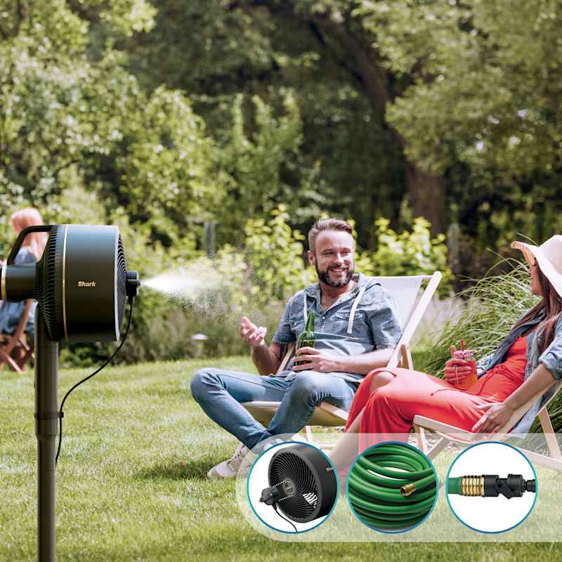 Shark FlexBreeze Fan With InstaCool Misting Attachment Shark FlexBreeze Fan With InstaCool Misting Attachment