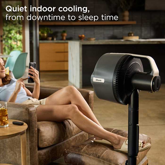 Shark FlexBreeze™ Pro Mist Indoor Outdoor Pedestal & Table Fan With Water Tank (Charcoal) Shark FlexBreeze™ Pro Mist Indoor Outdoor Pedestal & Table Fan With Water Tank (Charcoal)