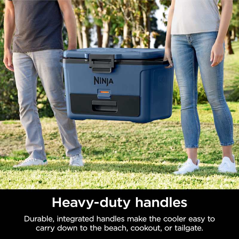 Ninja FrostVault™ 50qt Hard Cooler with Cold Dry Zone, Lakeshore Blue Ninja FrostVault™ 50qt Hard Cooler with Cold Dry Zone, Lakeshore Blue