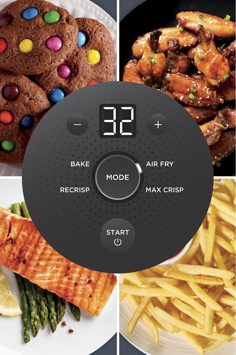 Ninja Crispi® 4-in-1 Portable Glass Air Fryer Cooking System, Cyberspace Ninja Crispi® 4-in-1 Portable Glass Air Fryer Cooking System, Cyberspace