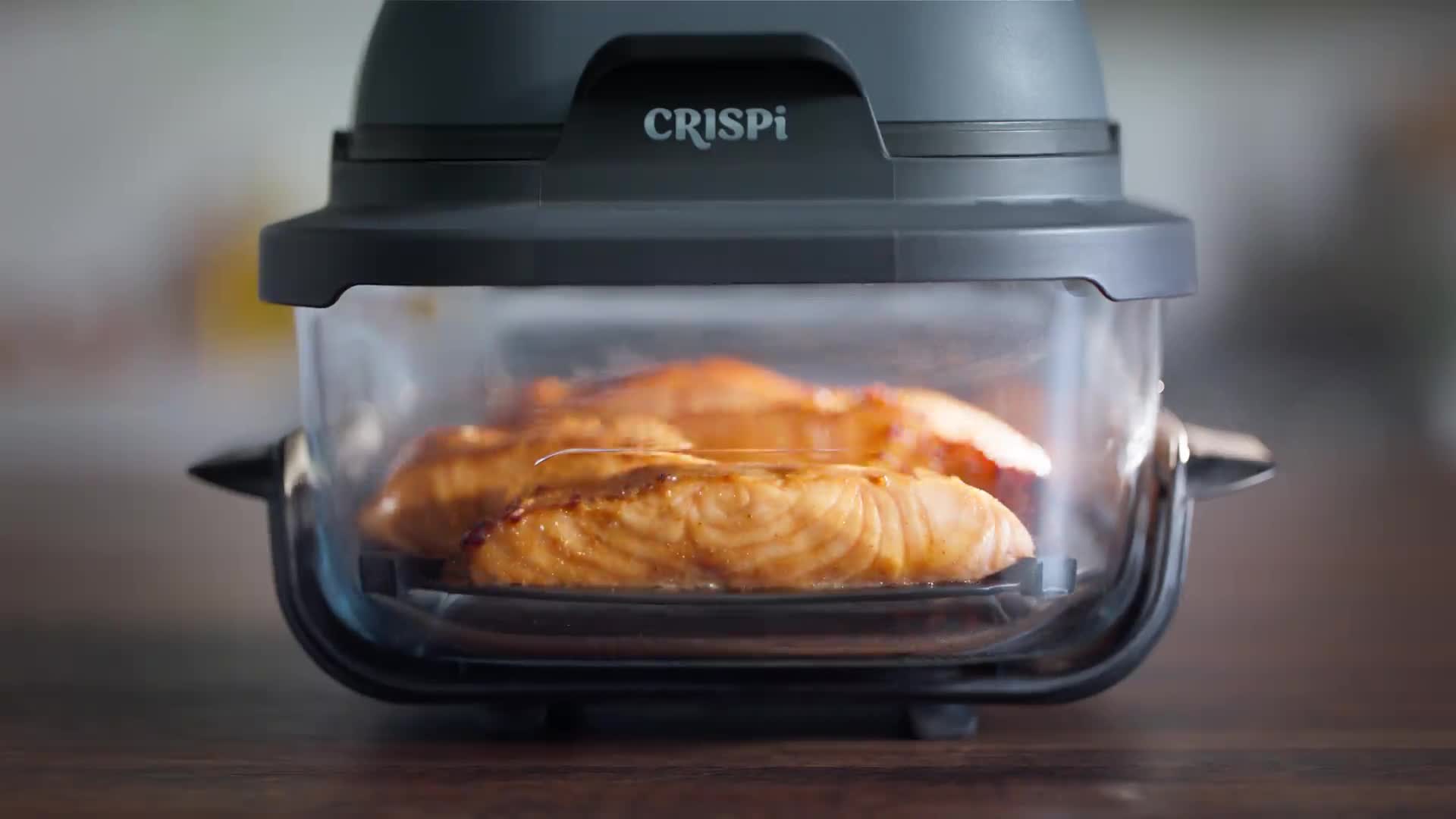 Ninja Crispi® 4-in-1 Portable Glass Air Fryer Cooking System, Cyberspace Ninja Crispi® 4-in-1 Portable Glass Air Fryer Cooking System, Cyberspace