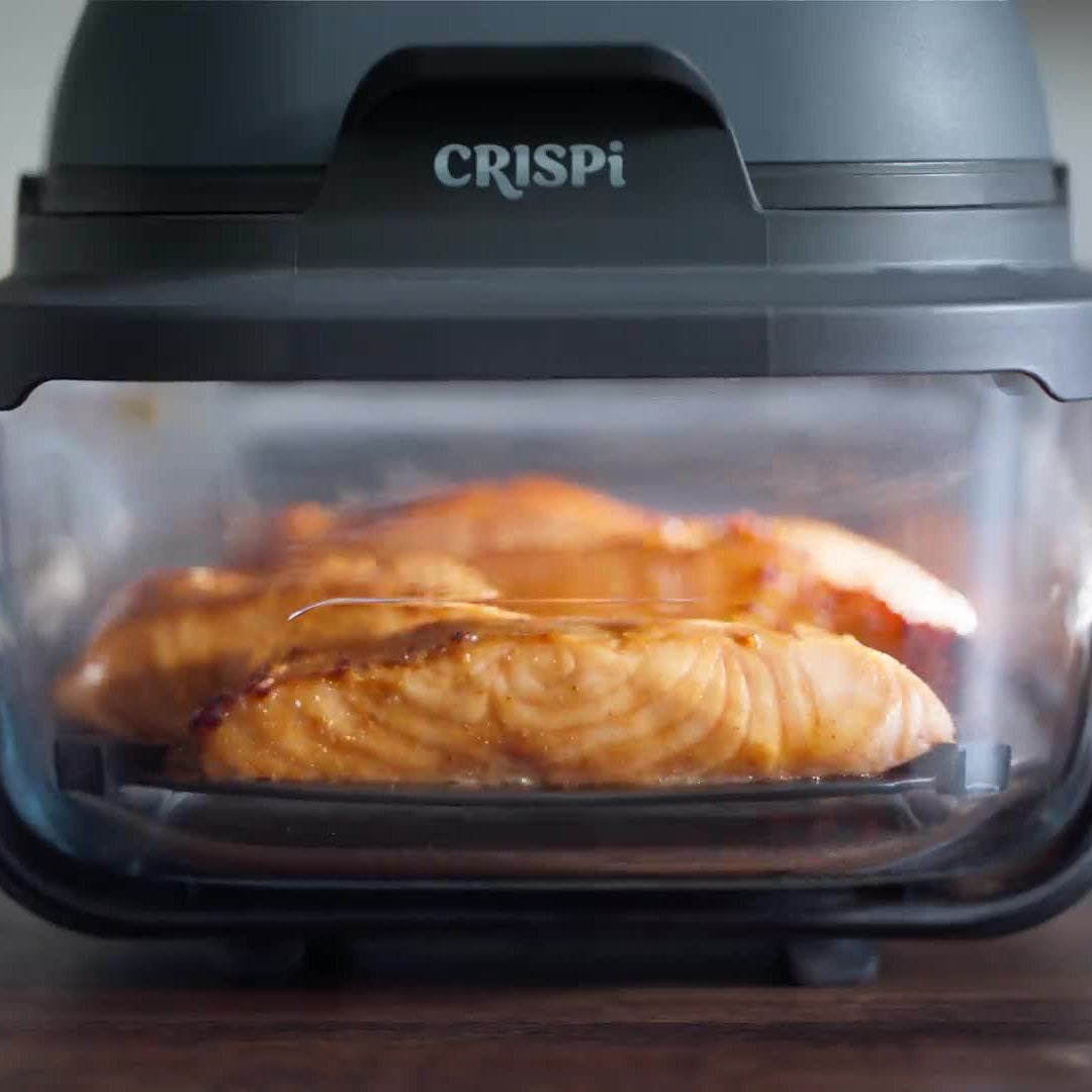 Ninja Crispi® 4-in-1 Portable Glass Air Fryer Cooking System, Sage Ninja Crispi® 4-in-1 Portable Glass Air Fryer Cooking System, Sage