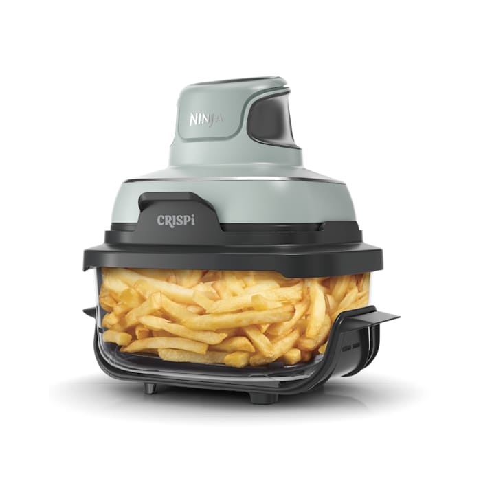 Ninja Crispi® 4-in-1 Portable Glass Air Fryer Cooking System, Sage Ninja Crispi® 4-in-1 Portable Glass Air Fryer Cooking System, Sage