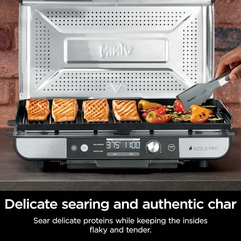 Ninja Sizzle™ Pro XL Indoor Griddle and Grill GX101 Ninja Sizzle™ Pro XL Indoor Griddle and Grill GX101