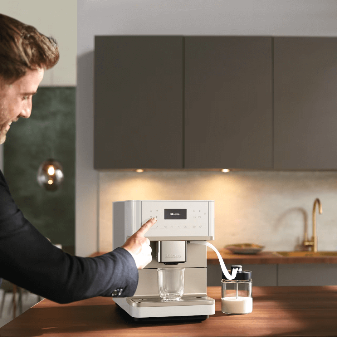 Miele CM 6360 MilkPerfection, Lotus White - Coffee Machine Miele CM 6360 MilkPerfection, Lotus White - Coffee Machine