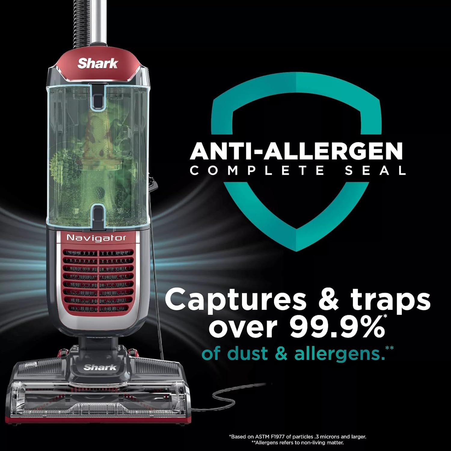 Shark Navigator Swivel Pro Upright Vacuum NV181 12" Cleaning Path Red Shark Navigator Swivel Pro Upright Vacuum NV181 12" Cleaning Path Red