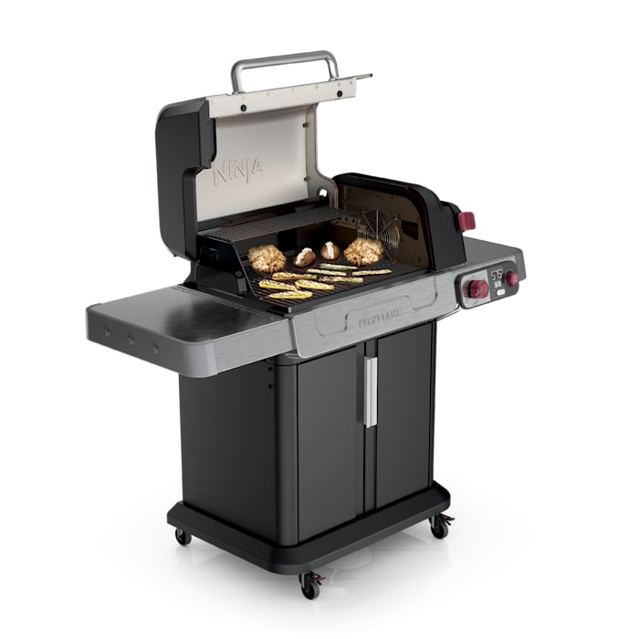 Ninja™ FlexFlame™ Outdoor Cooking System, Stainless Steel Ninja™ FlexFlame™ Outdoor Cooking System, Stainless Steel