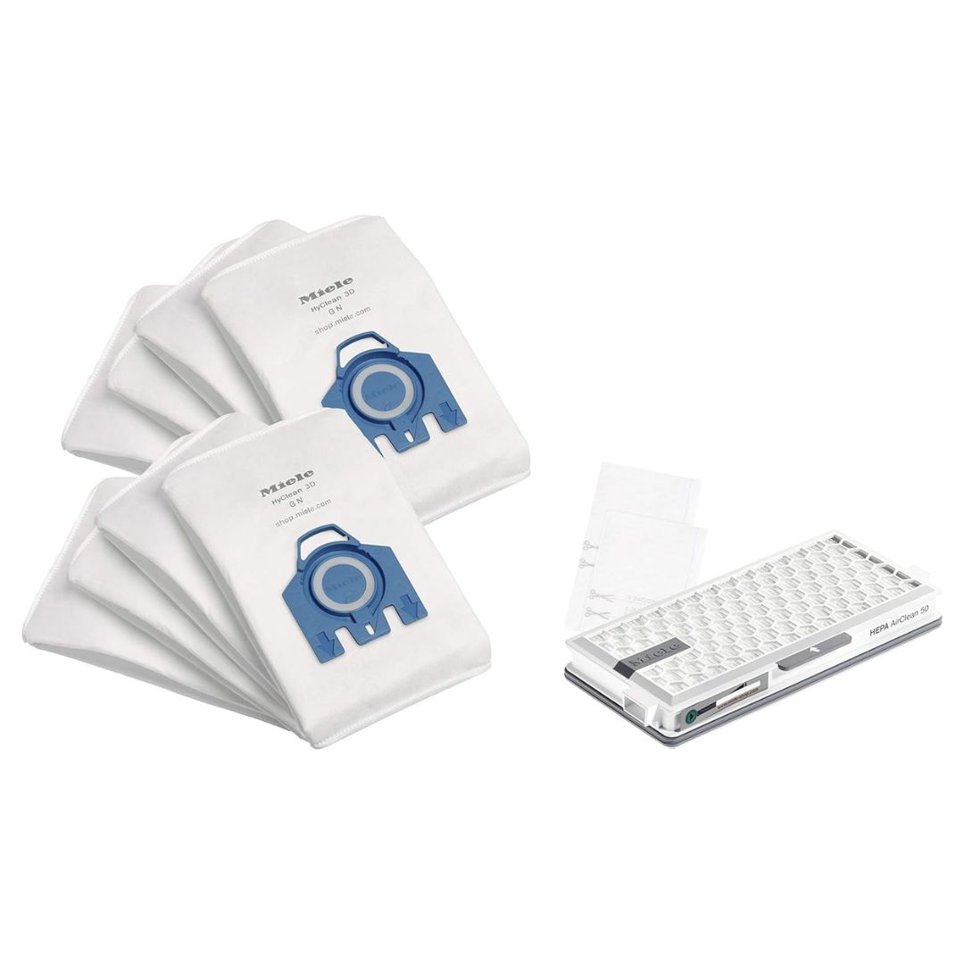 Miele Allergy XL Pack (8 GN Bags, HA50 HEPA Filter)-BestVacuum.com