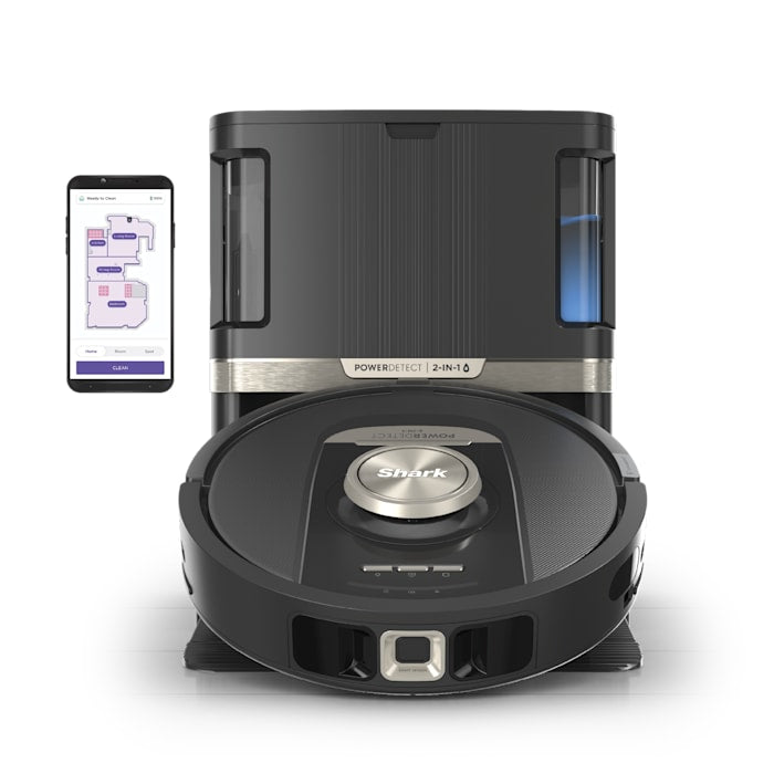 Shark PowerDetect™ 2-in-1 Robot Vacuum and Mop with NeverTouch™ Pro Base (Black) Shark PowerDetect™ 2-in-1 Robot Vacuum and Mop with NeverTouch™ Pro Base (Black)