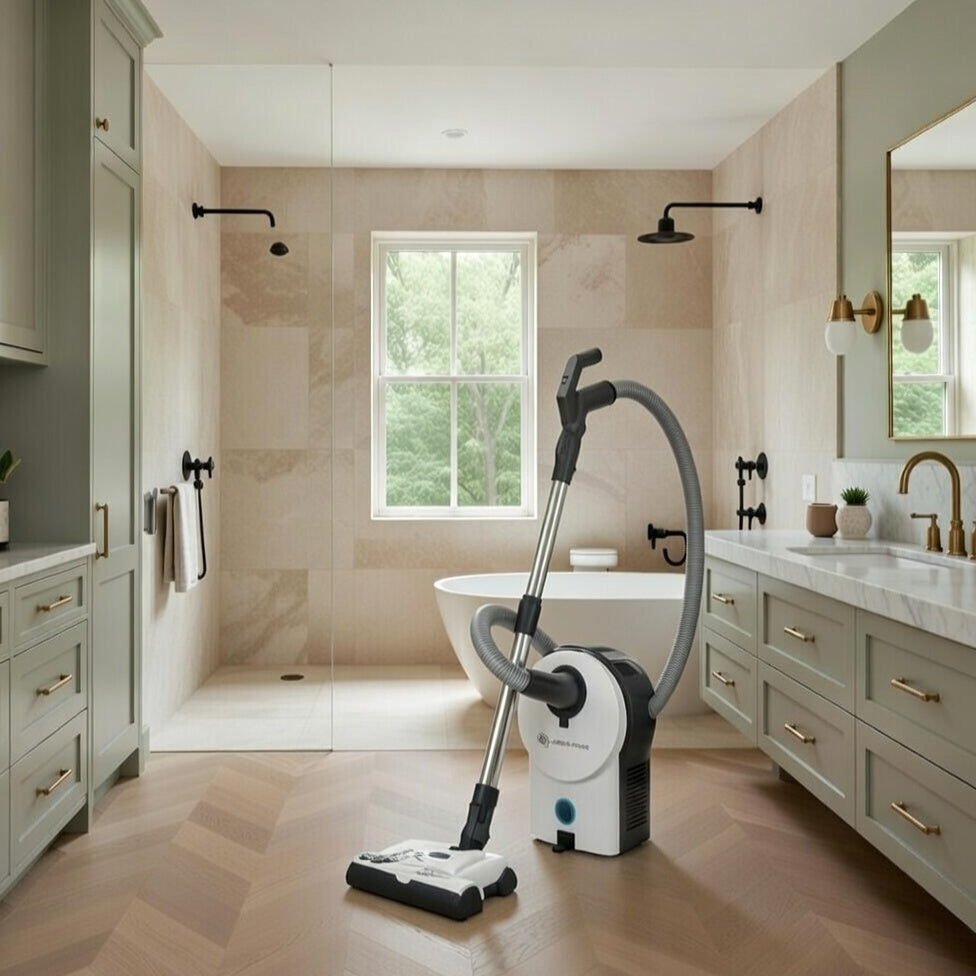 SEBO AirBelt D4 Premium with ET1 Powerbrush, White - Canister Vacuum SEBO AirBelt D4 Premium with ET1 Powerbrush, White - Canister Vacuum