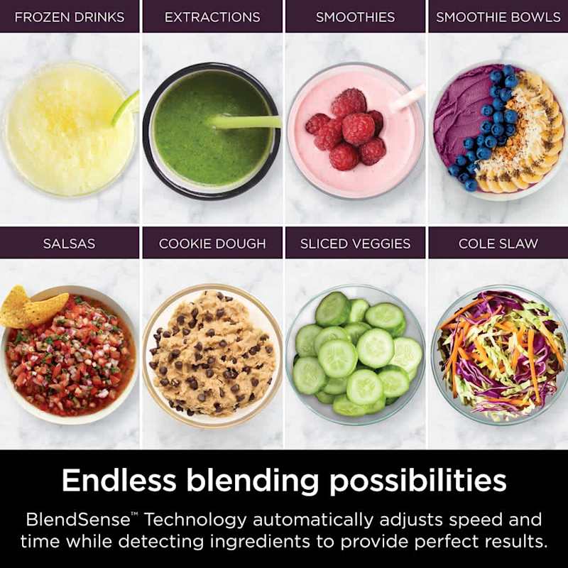 Ninja Detect™ Kitchen System Power Blender Plus Processor Pro with BlendSense™ Technology Ninja Detect™ Kitchen System Power Blender Plus Processor Pro with BlendSense™ Technology