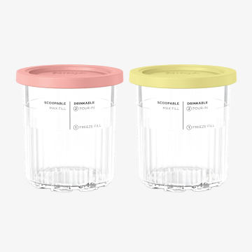 Ninja® CREAMi® Pints 4 Pack, Compatible with NC299AMZ & NC300s Series CREAMi® Ice Cream Makers Ninja® CREAMi® Pints 4 Pack, Compatible with NC299AMZ & NC300s Series CREAMi® Ice Cream Makers