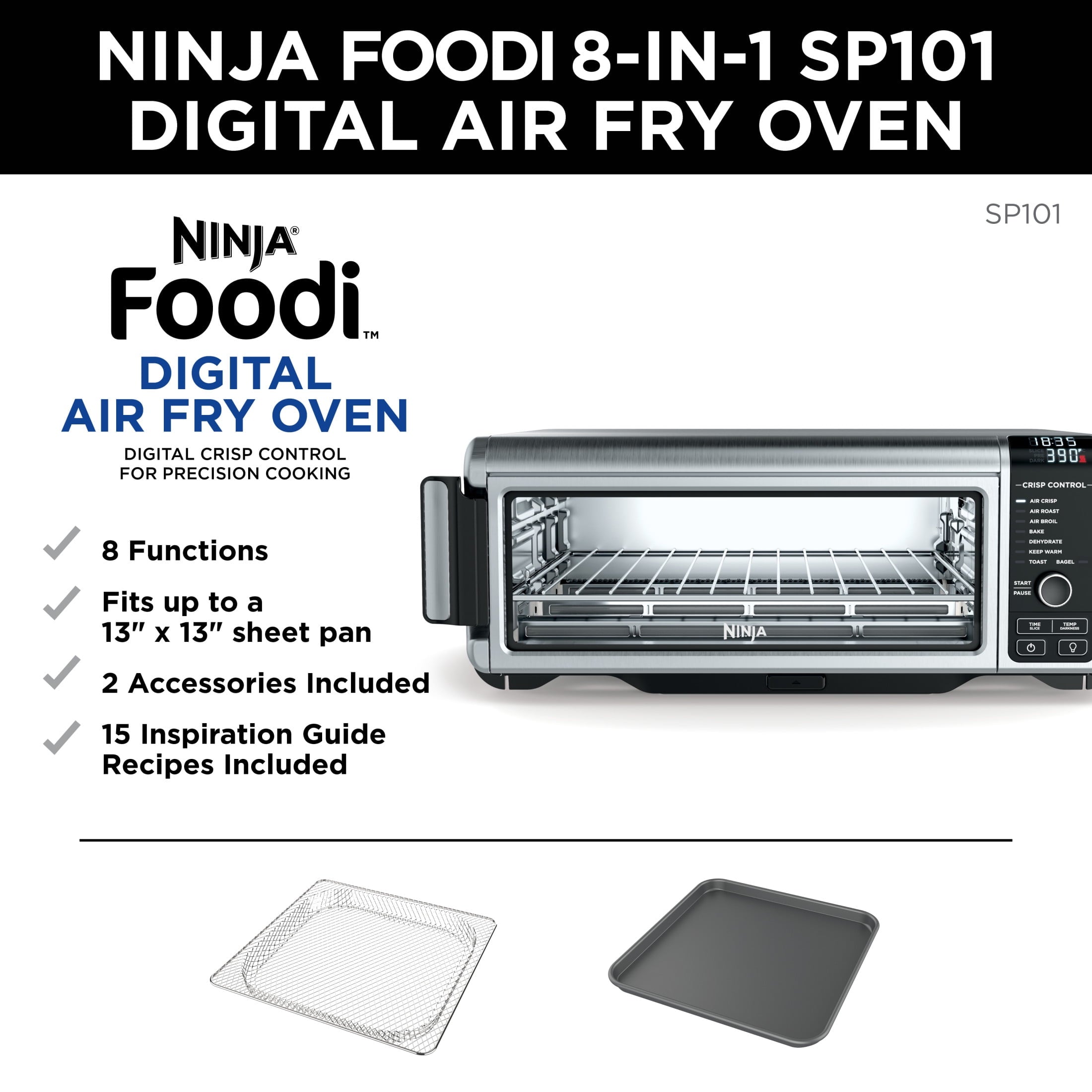 Ninja Foodi 8-in-1 Digital Air Fry Oven Ninja Foodi 8-in-1 Digital Air Fry Oven