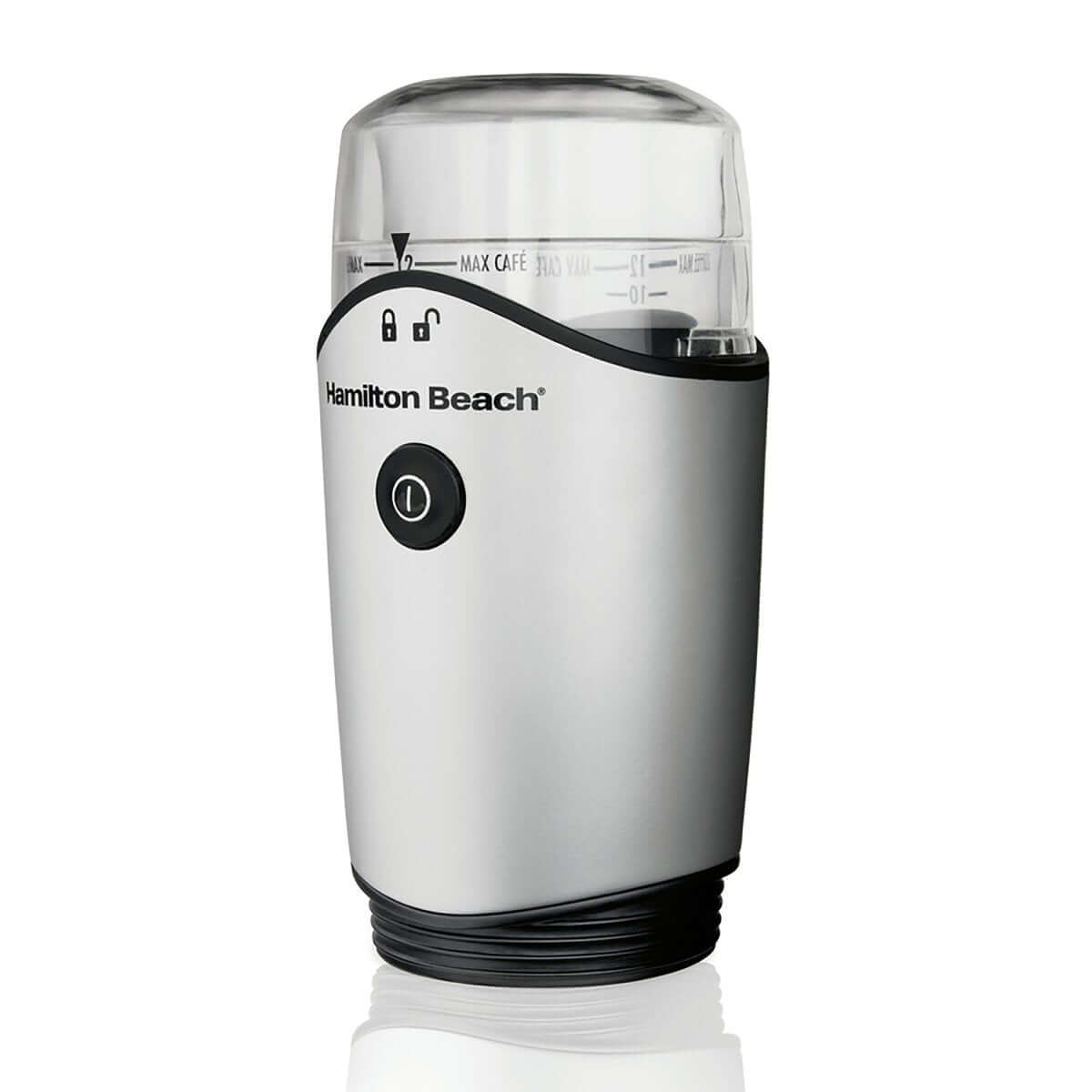 Hamilton Beach Coffee Grinder, Silver Hamilton Beach Coffee Grinder, Silver