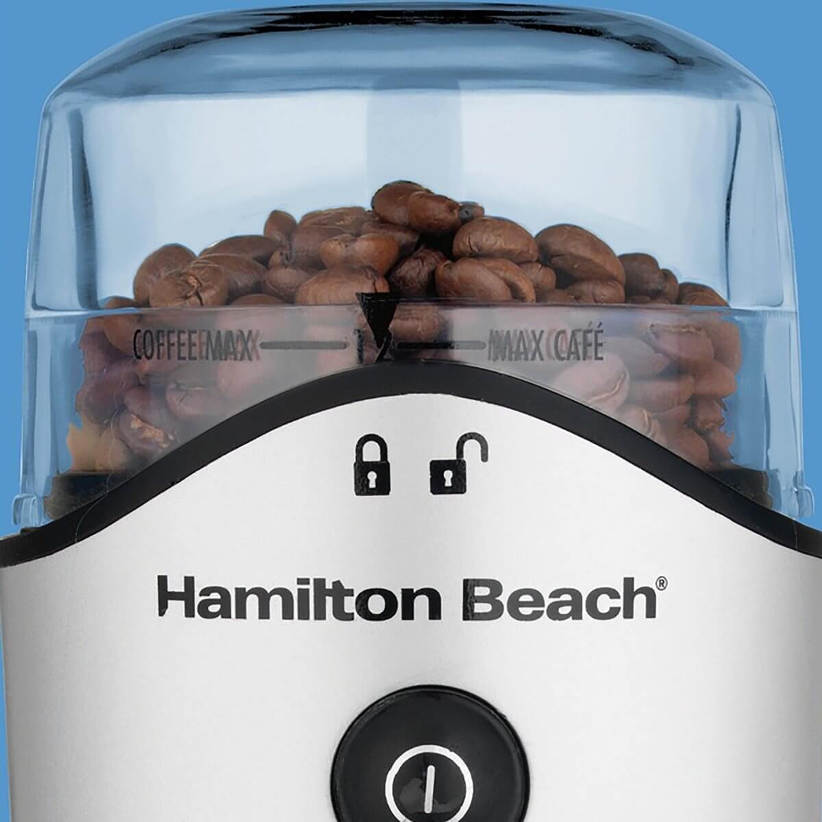 Hamilton Beach Coffee Grinder, Silver Hamilton Beach Coffee Grinder, Silver