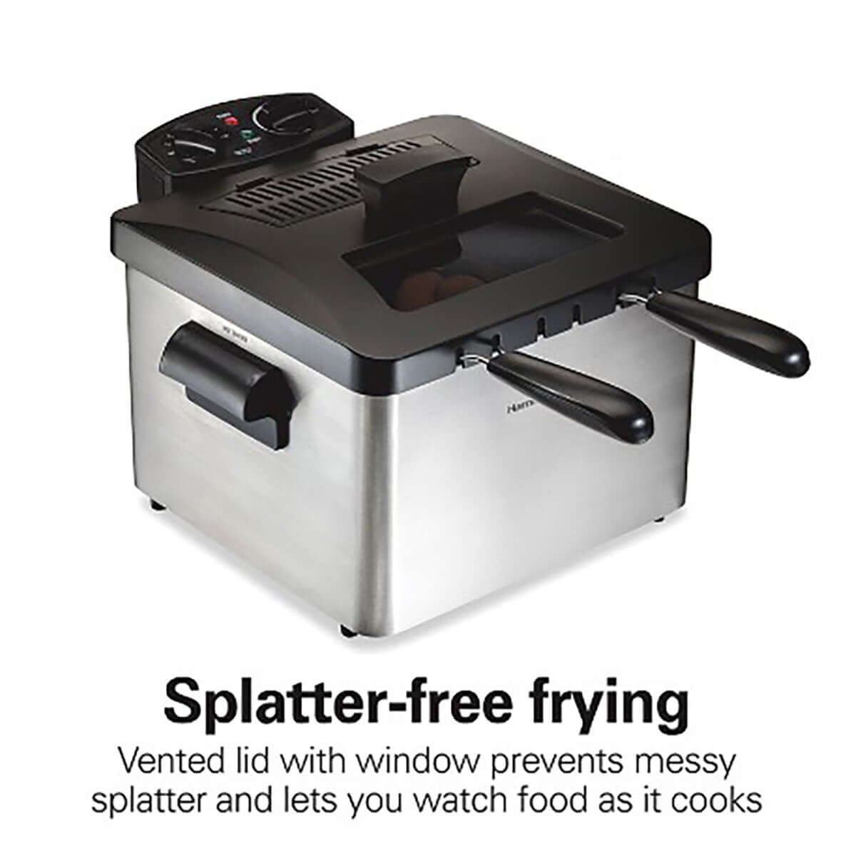 Hamilton Beach Deep Fryer, 4.5 Liters/19 Cup Oil Capacity Professional-Style with 3 Baskets Hamilton Beach Deep Fryer, 4.5 Liters/19 Cup Oil Capacity Professional-Style with 3 Baskets