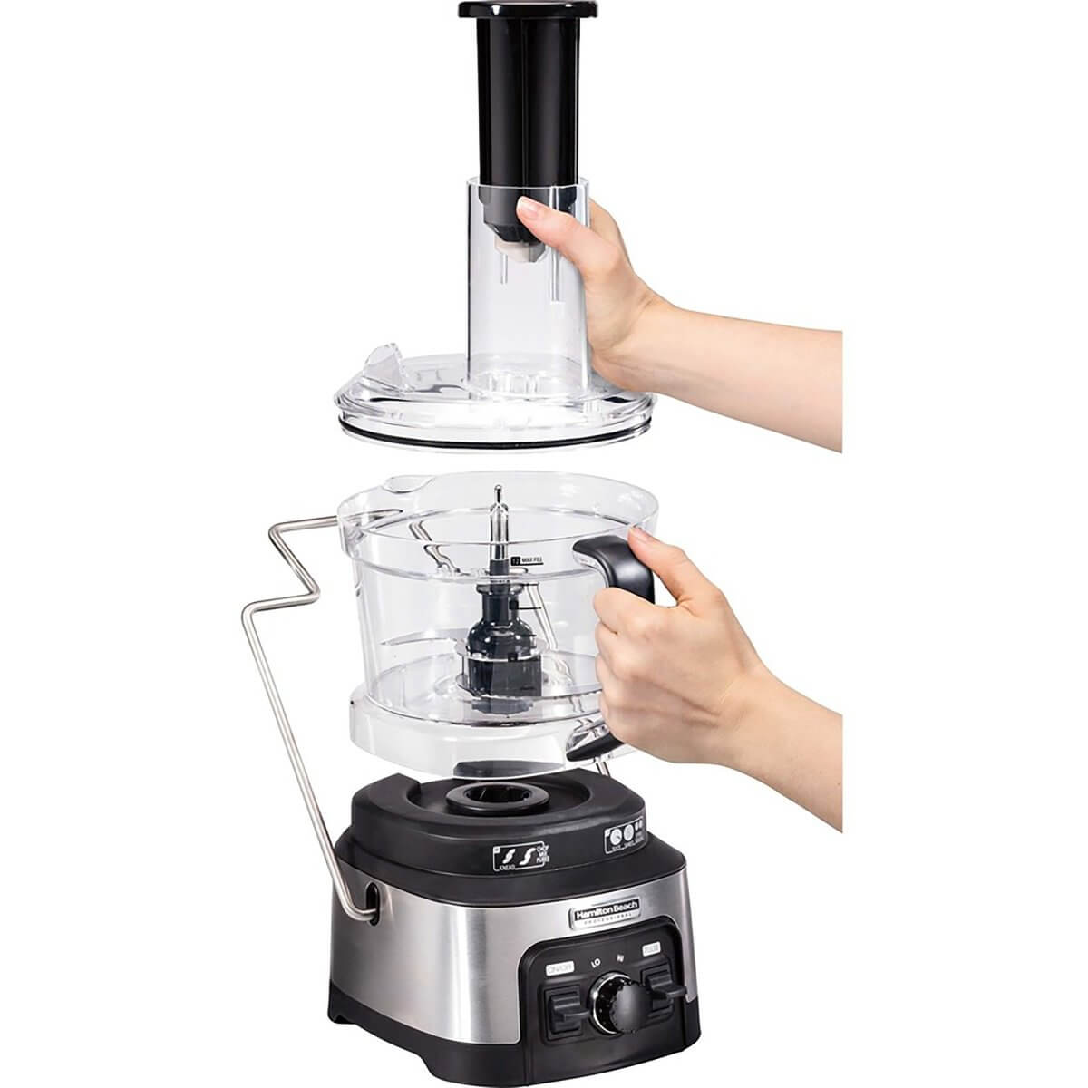 Hamilton Beach Professional Spiralizing Stack & Snap Food Processor Hamilton Beach Professional Spiralizing Stack & Snap Food Processor