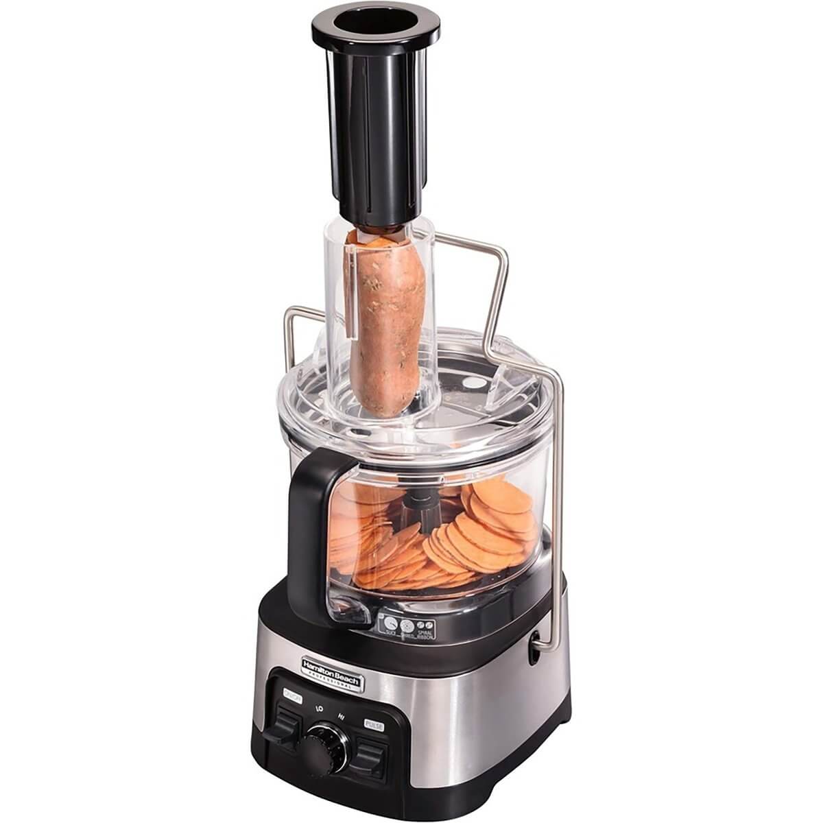 Hamilton Beach Professional Spiralizing Stack & Snap Food Processor Hamilton Beach Professional Spiralizing Stack & Snap Food Processor