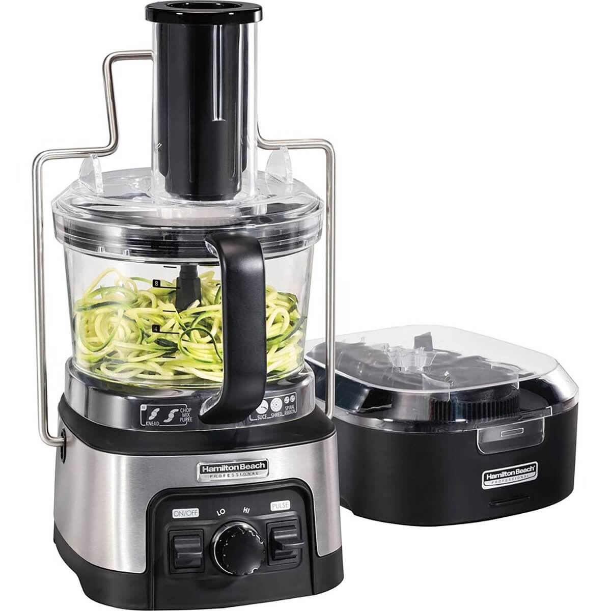 Hamilton Beach Professional Spiralizing Stack & Snap Food Processor Hamilton Beach Professional Spiralizing Stack & Snap Food Processor