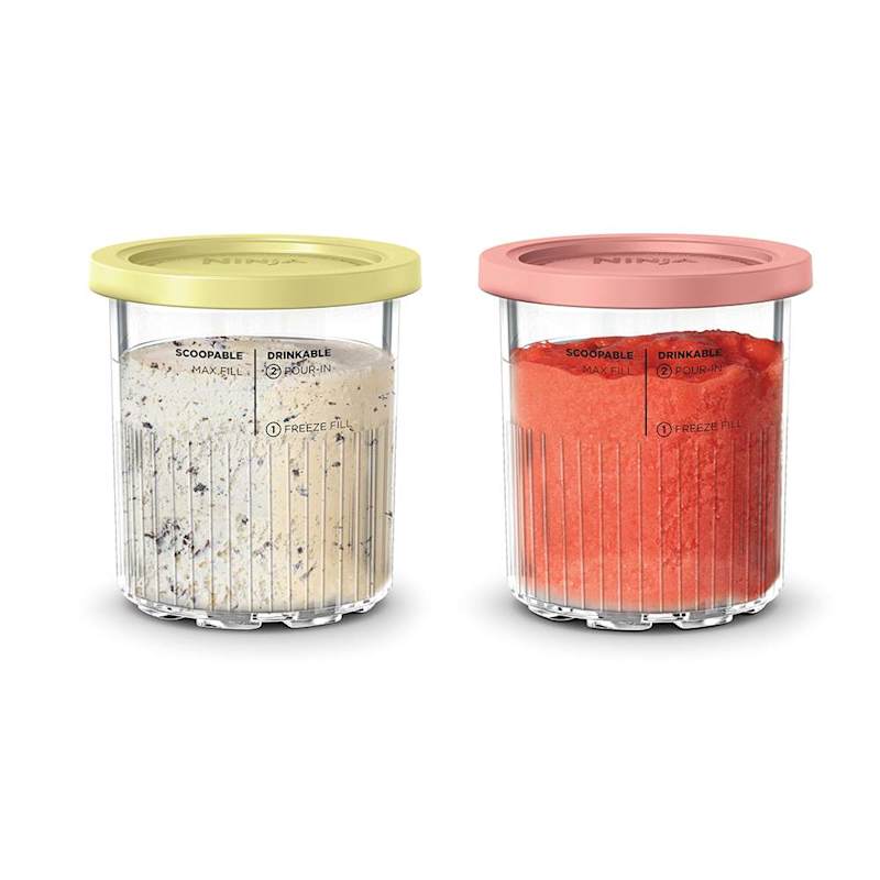 Ninja® CREAMi® XL tubs 2 Pack, Compatible with NC500 Series CREAMi® Ice Cream Makers Ninja® CREAMi® XL tubs 2 Pack, Compatible with NC500 Series CREAMi® Ice Cream Makers