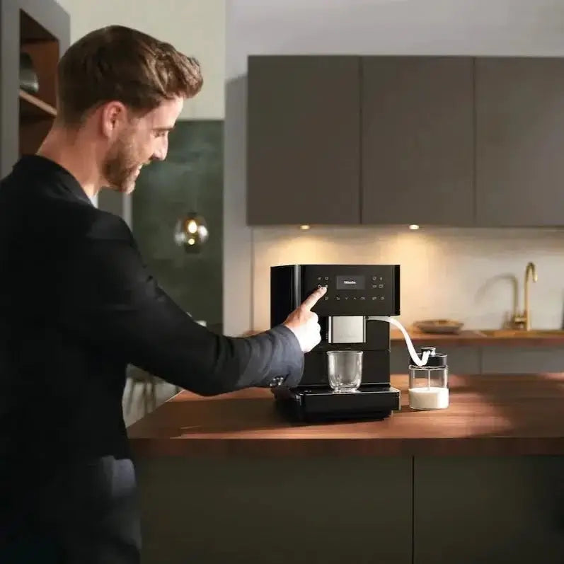 Miele CM 6160 MilkPerfection, Obsidian Black - Coffee Machine Miele CM 6160 MilkPerfection, Obsidian Black - Coffee Machine