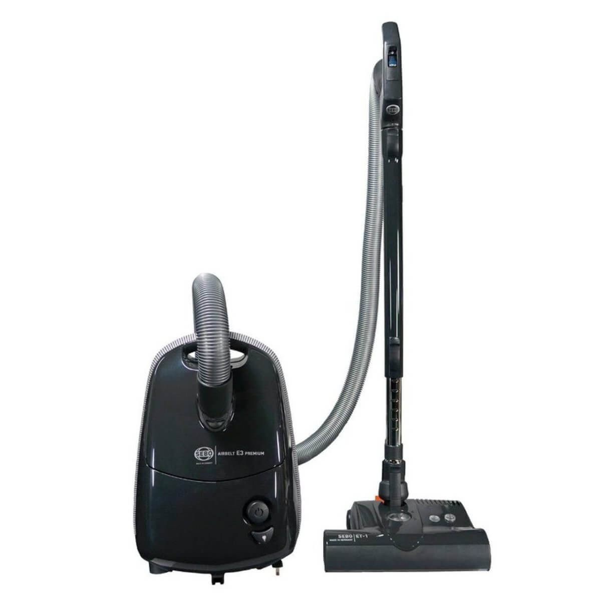 SEBO AirBelt E3 Premium, Graphite - Canister Vacuum SEBO AirBelt E3 Premium, Graphite - Canister Vacuum