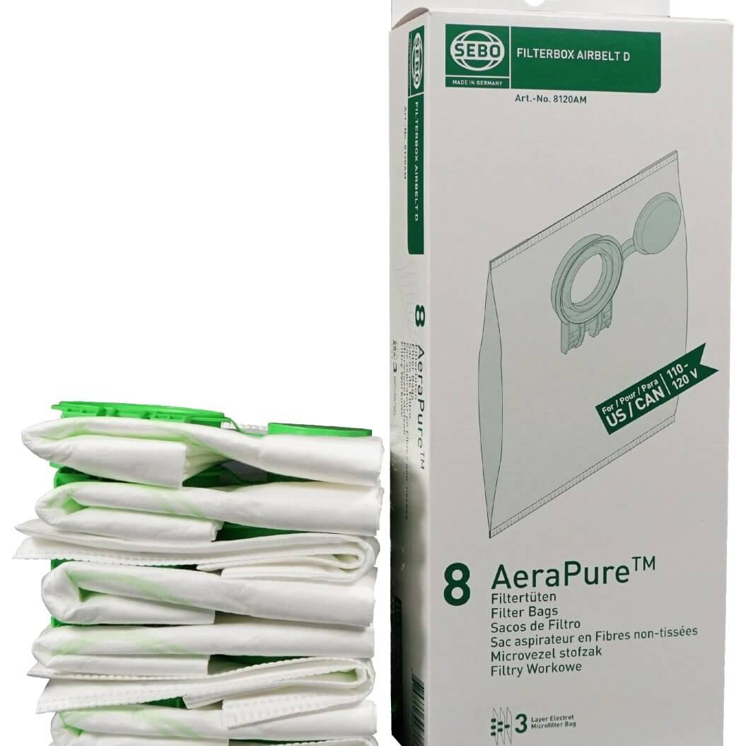 SEBO Bags D (8pk) SEBO Bags D (8pk)