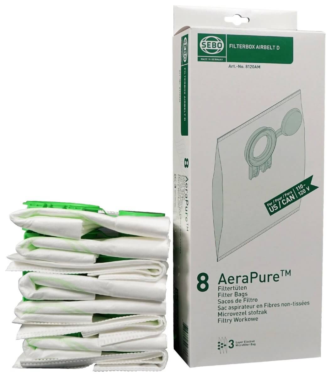 SEBO Bags D (8pk) SEBO Bags D (8pk)