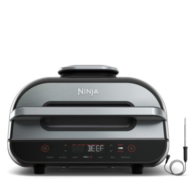 Ninja Foodi Smart XL 6 in 1 Indoor Grill with Air Fryer, Roast, Bake, Dehydrate, Broil, and Smart Cook System