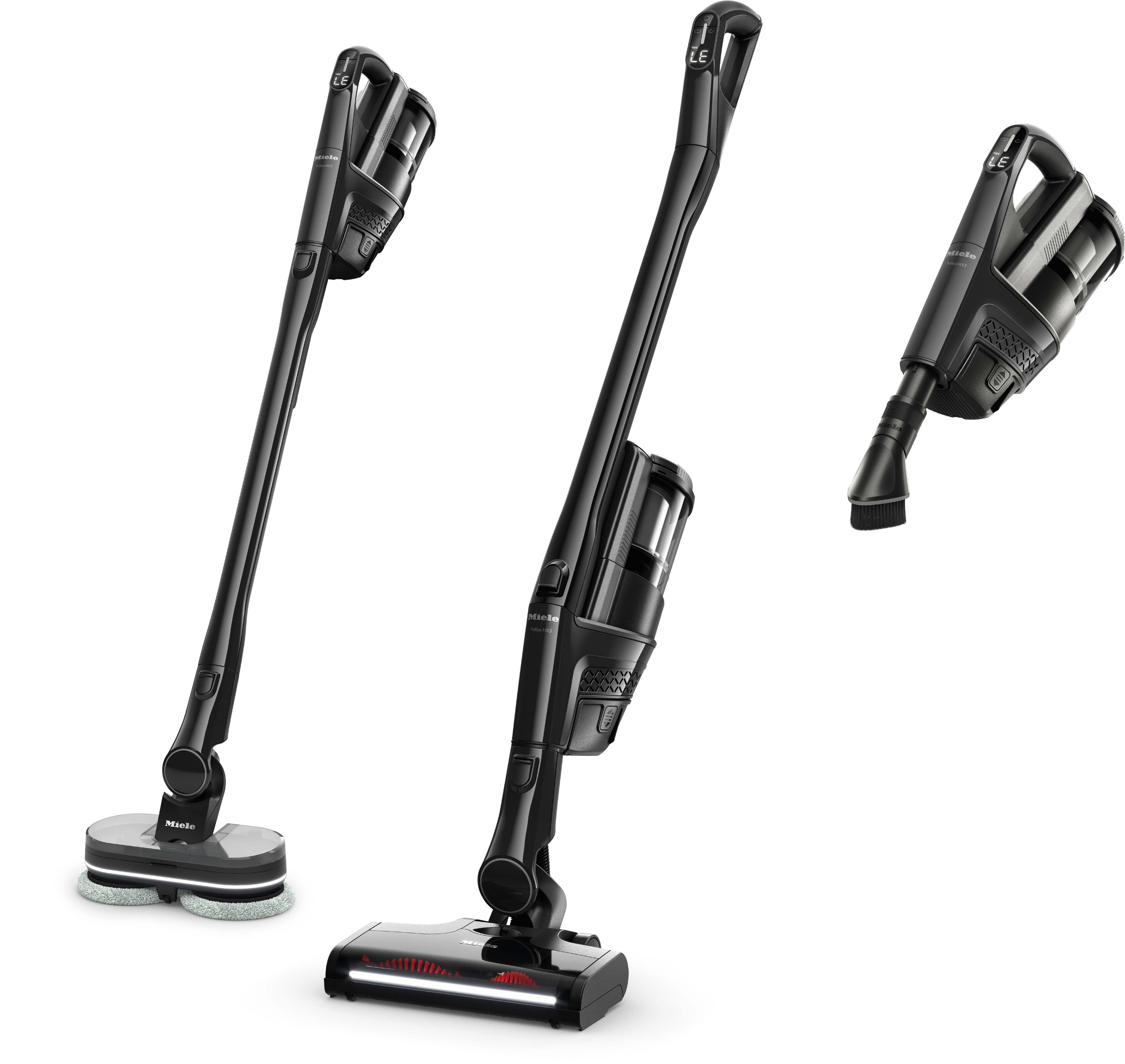 Miele Triflex HX3 Aqua, Obsidian Black- Stick, Cordless, Wet Vacuum
