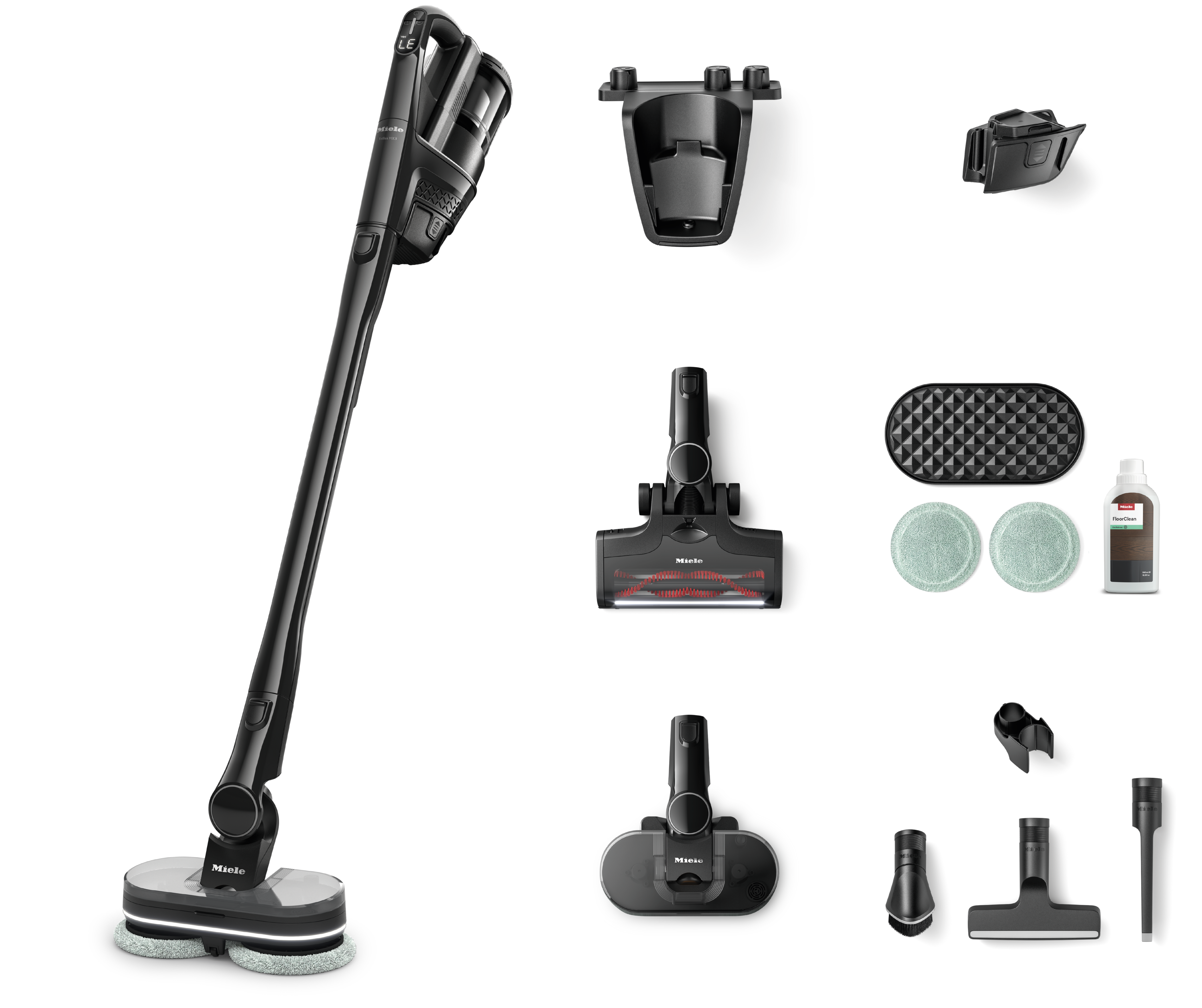 Miele Triflex HX3 Aqua, Obsidian Black- Stick, Cordless, Wet Vacuum