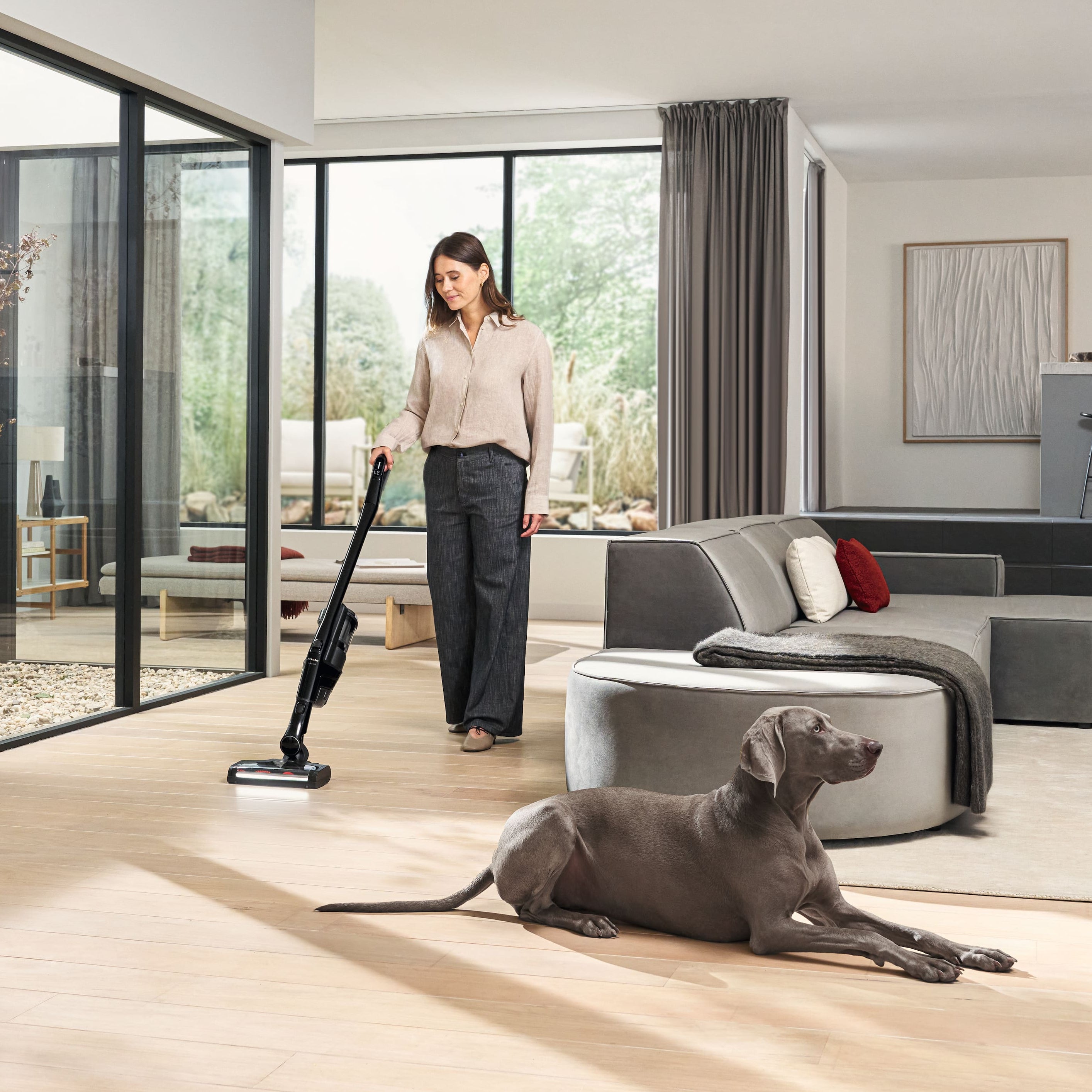 Miele Triflex HX3 Cat & Dog, Obsidian Black - Stick, Cordless Vacuum