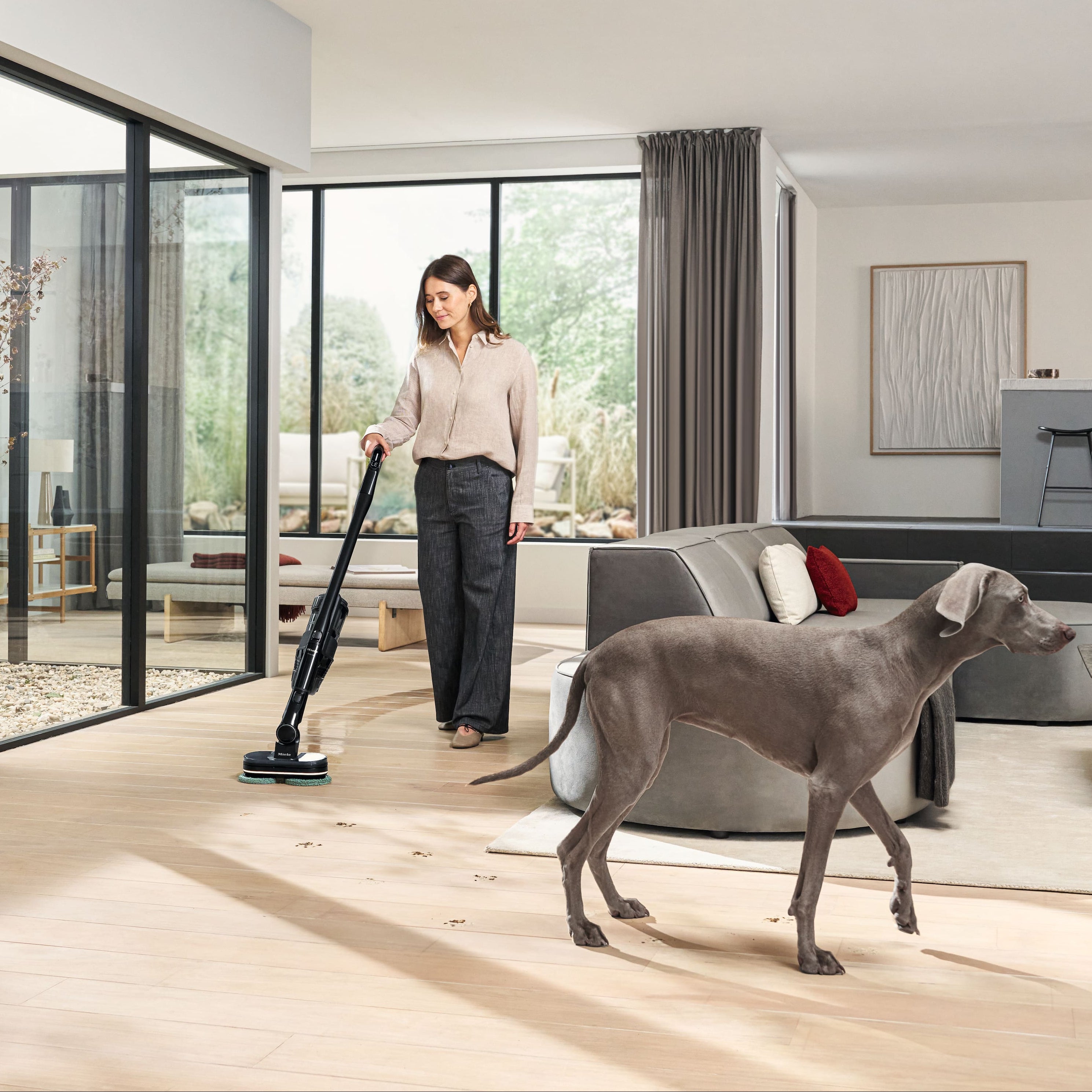 Miele Triflex HX3 Aqua Plus, Obsidian Black- Cordless, Stick, Wet Vacuum