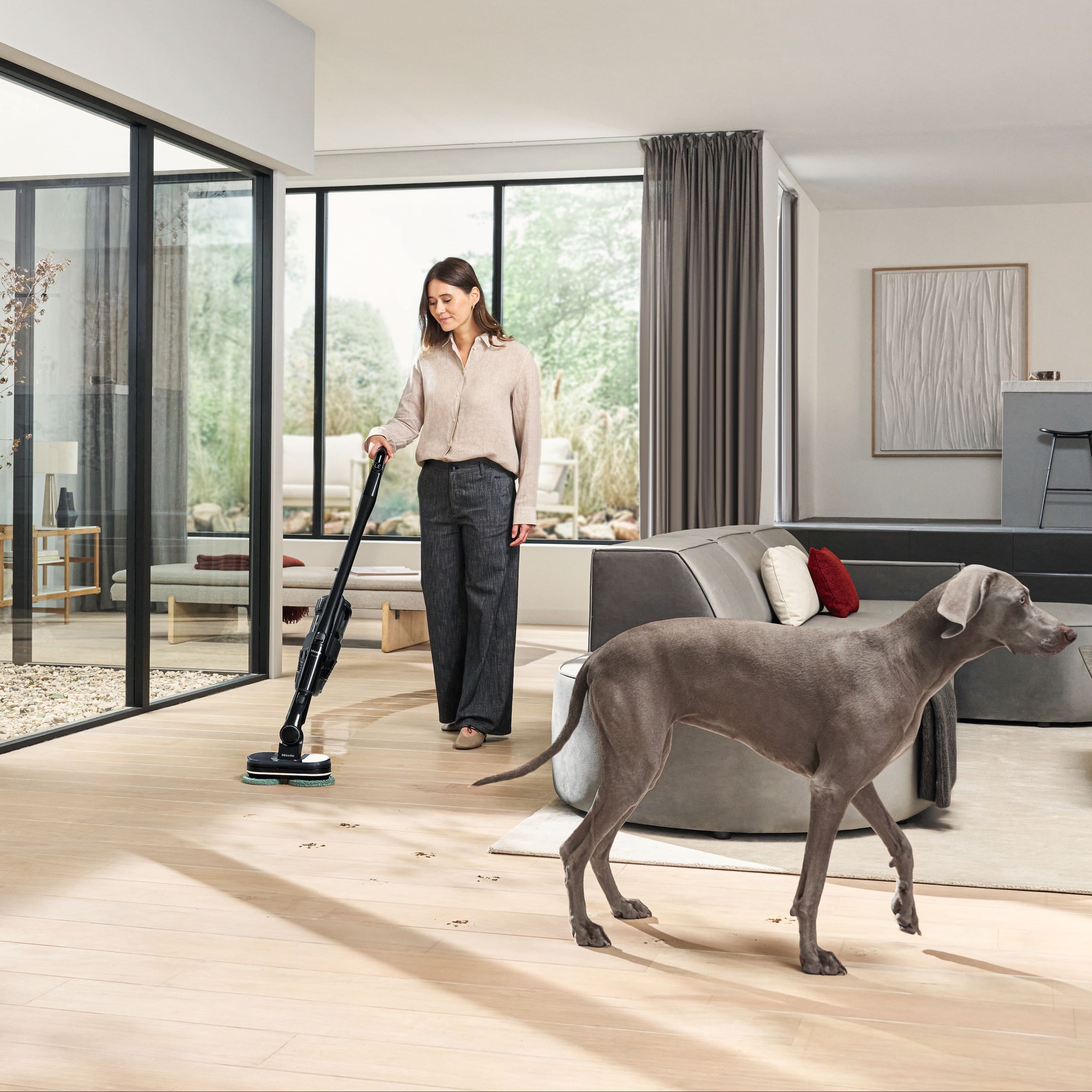 Miele Triflex HX3 Aqua, Obsidian Black- Stick, Cordless, Wet Vacuum