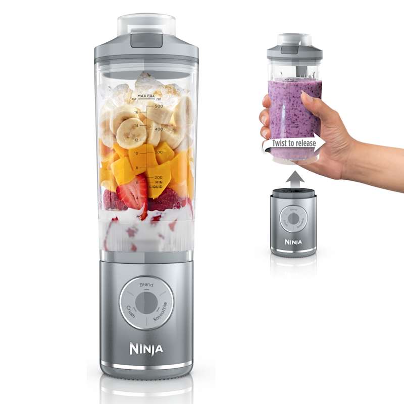 Ninja Blast™ Max Cordless Portable Blender Platinum Silver