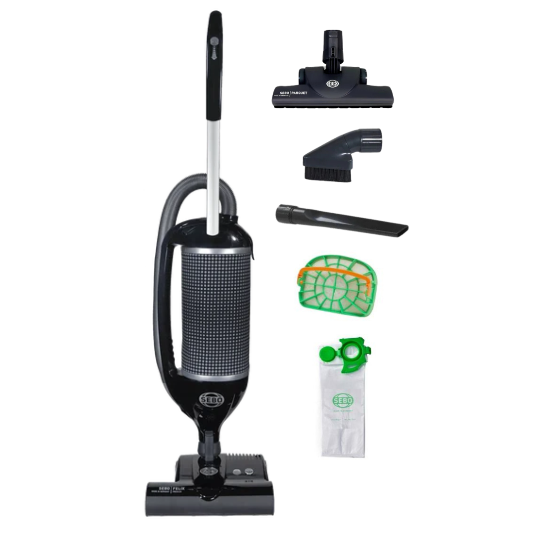 SEBO Felix 1 Premium, Onyx (Black) - Upright Vacuum