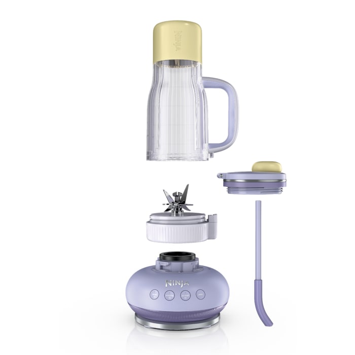 Ninja BlendBOSS™ Tumbler Blender with 26oz Travel Tumbler & Removable Straw, Lavender Lemonade