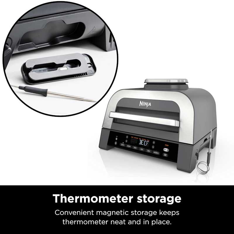 Ninja® Foodi® Smart XL 6-in-1 Indoor Grill & Air Fryer with Built in Thermometer