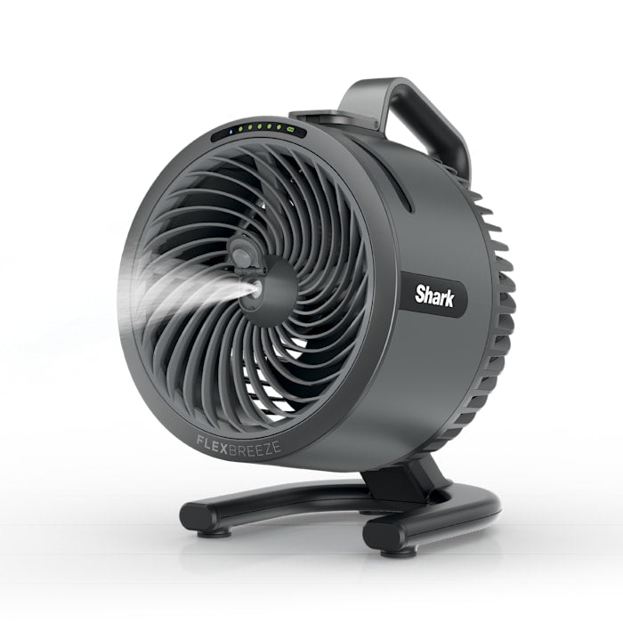 Shark FlexBreeze HydroGo Pro Fan Graphite - Portable Mist Fan