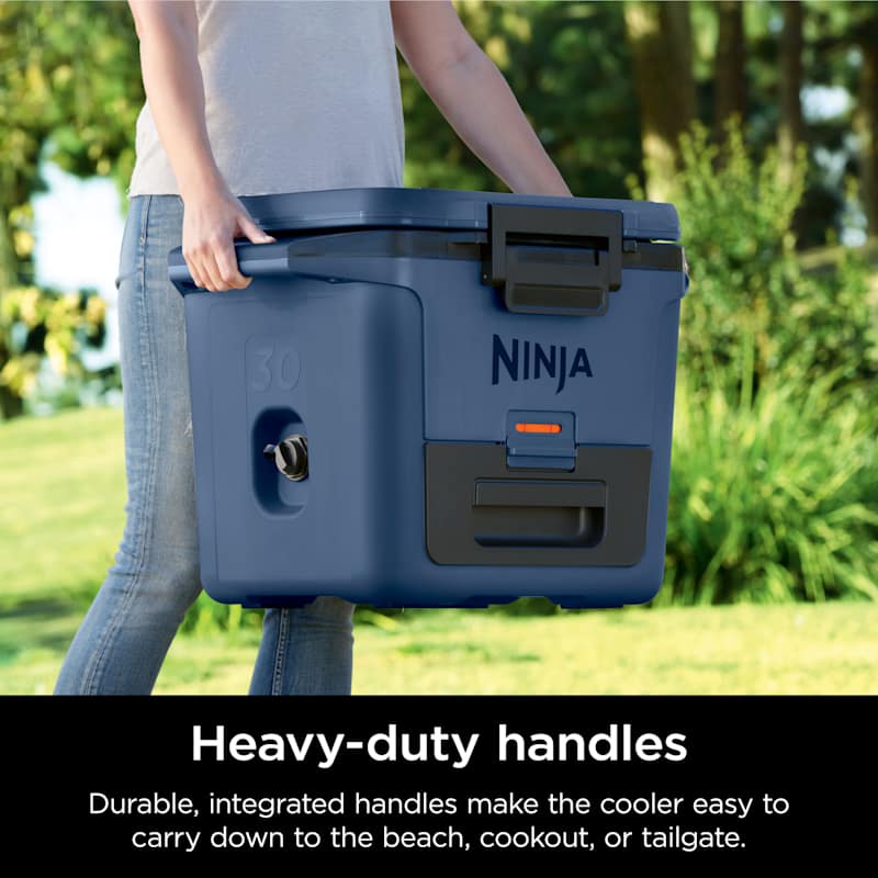 Ninja FrostVault™ 30qt Hard Cooler with Cold Dry Zone, Lakeshore Blue