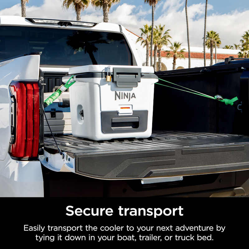 Ninja FrostVault™ 30qt Hard Cooler with Cold Dry Zone, Cloud White