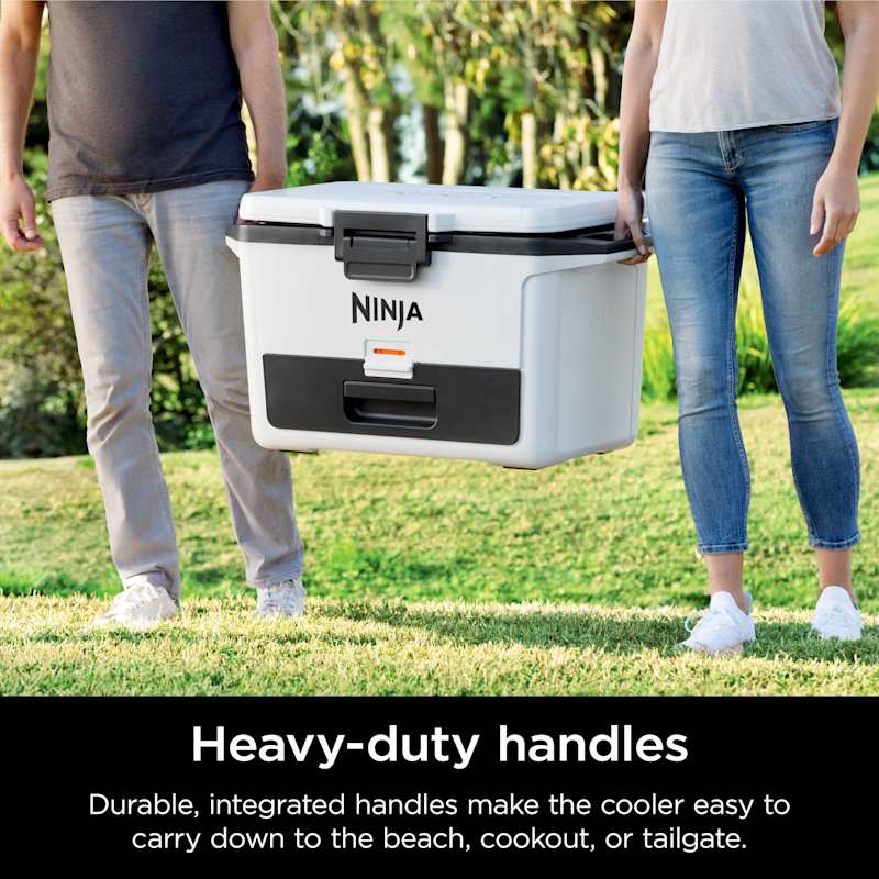 Ninja FrostVault™ 50qt Hard Cooler with Cold Dry Zone, Cloud White